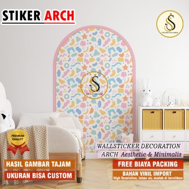 Jual STIKER DINDING WALLPAPER DINDING VINYL ARCH | Shopee Indonesia