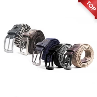 Prodigo * Sabuk Mandau Ikat Pinggang Rajut Elastis | Sabuk Textan Premium | Gesper Sabuk Pria Wanita Unisex