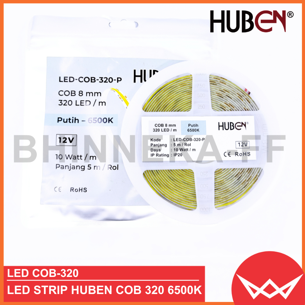 Jual HUBEN / LAMPU LED STRIP LED-COB-320 | Shopee Indonesia