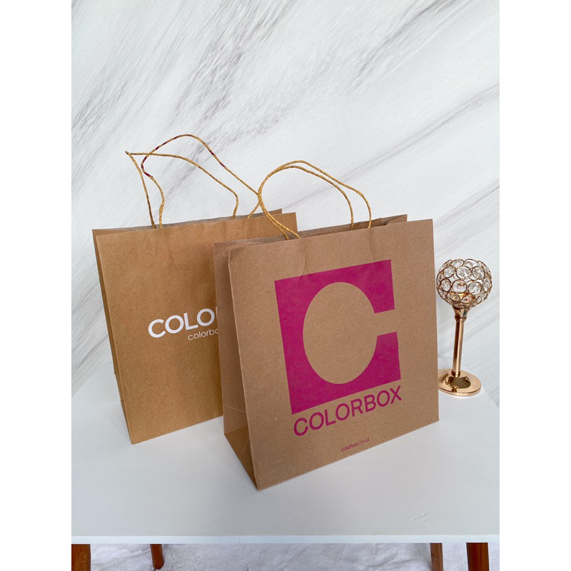 Jual Paperbag Colorbox Medium Shopping Bag Fashoon Mall | Shopee Indonesia