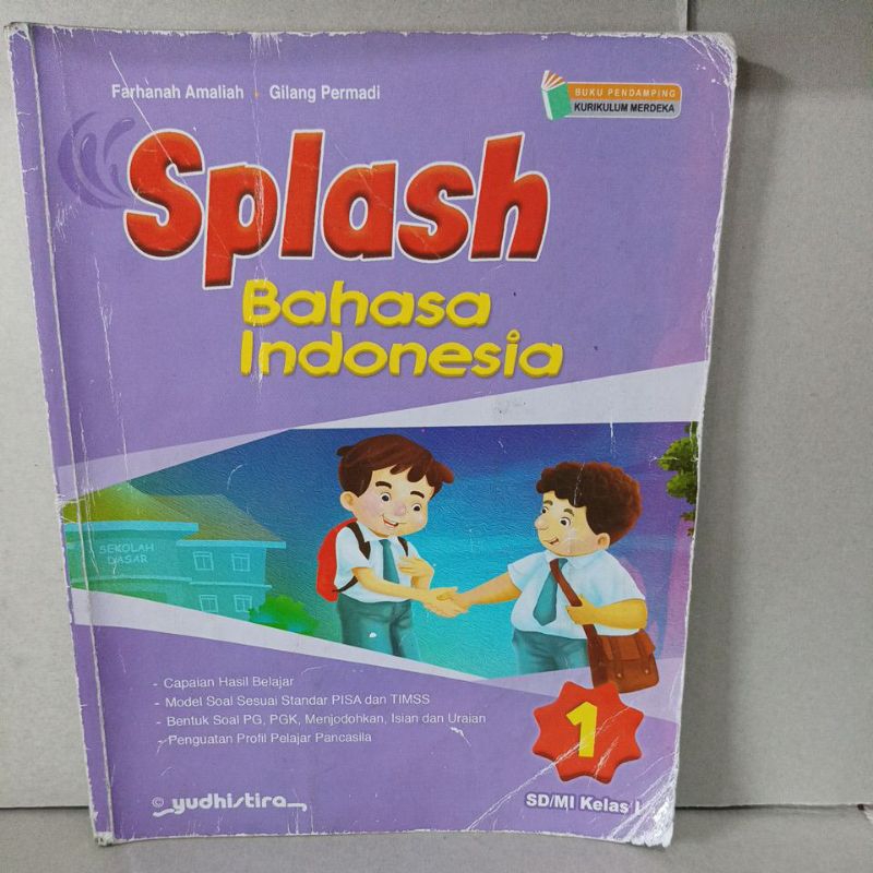 Jual Buku Splash Bahasa Indonesia Untuk SD MI kelas 1 kurikulum merdeka ...
