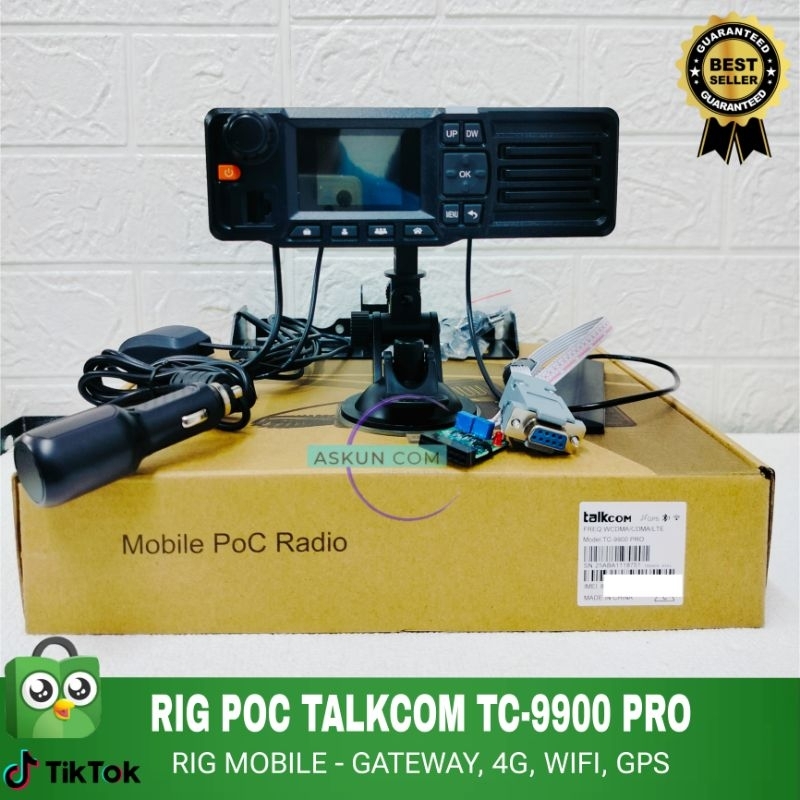 Jual RIG MOBIL POC GATEWAY TALKCOM TC-9900 PRO 4G WIFI GPS Network ...