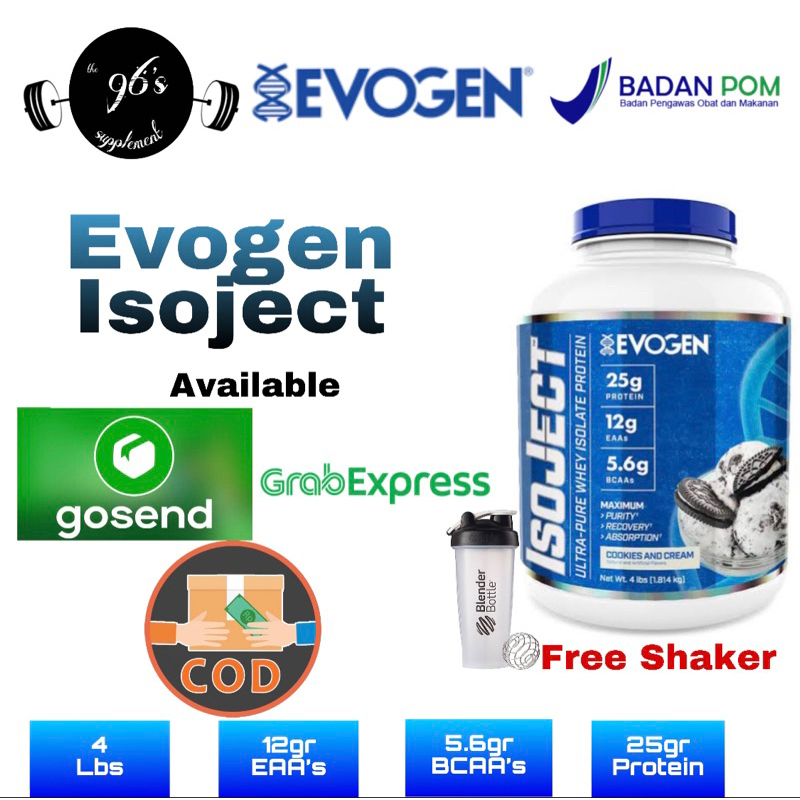 Jual Evogen Isoject 4lbs Ultra Pure Whey Isolate Protein BPOM | Shopee ...