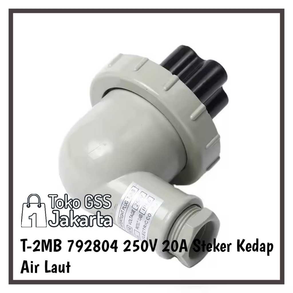 Jual PLUG WATERTIGHT 4PIN STRAIGHT T-2MB SYNTHETIC RESIN IMPA 792804 (T ...