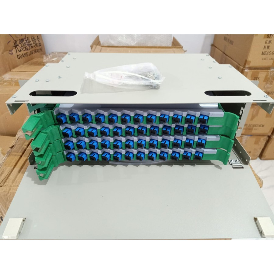 Jual OTB Fiber Optic 48 Core SC Rackmount 19 Inch 2U - Optical ...