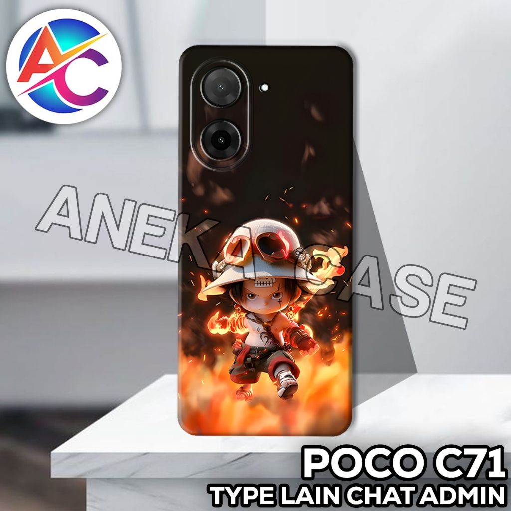 Jual AC70/Case Poco C71/Motif ANIME/softcase Poco C71/casing Poco C71 ...