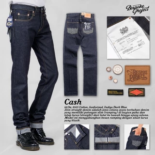 Bespoke Project - Celana Jeans pria Raw Denim Collection