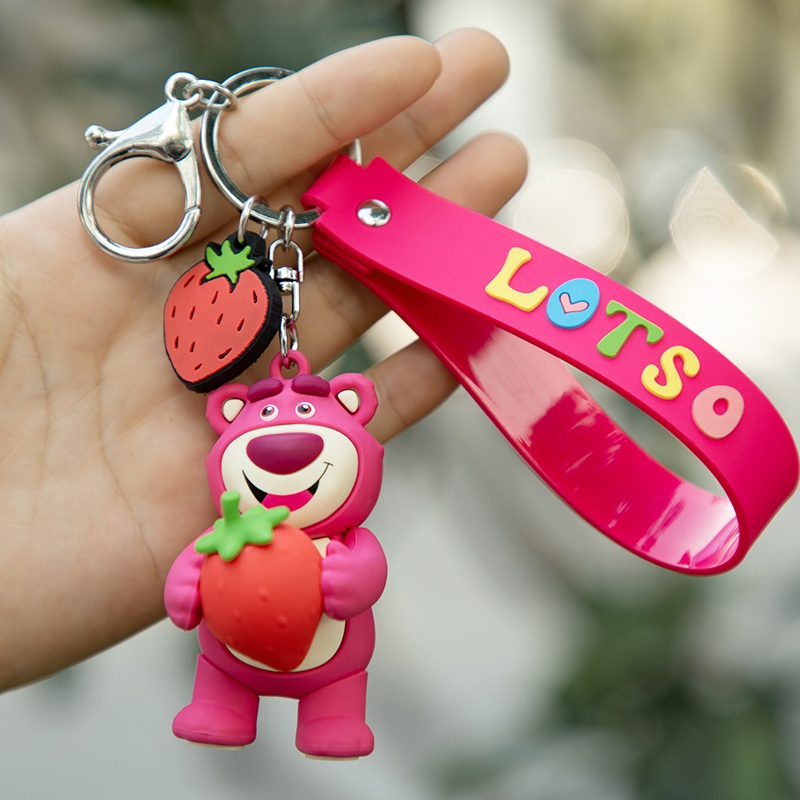 Jual Mesuca Disney Key Chain Lotso, Winnie The Pooh, & Stitch ...