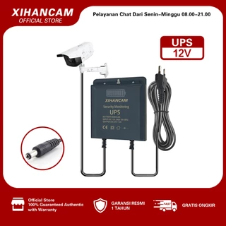 XIHANCAM UPS Mini 12V Adaptor Power DC Mini UPS CCTV Untuk Router Wifi Modem Wifi Cadangan Baterai
