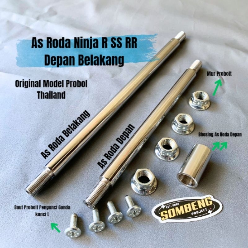 Jual As Roda Ninja RR R SS Depan Belakang Original Model Probolt ...