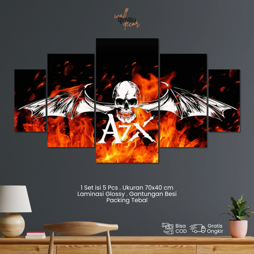 Jual Poster Band Avenged Sevenfold MDF - Hiasan Dinding Musik A7X 5 ...
