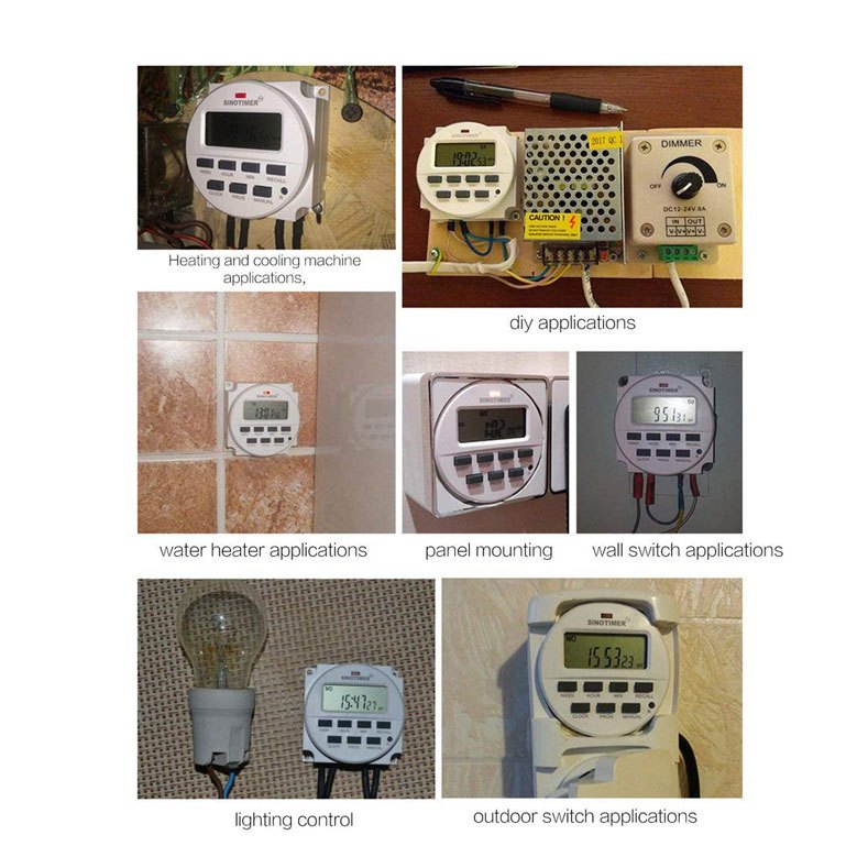 Jual Programmable Digital Timer Switch Relay 16 Program 220V/16A ...