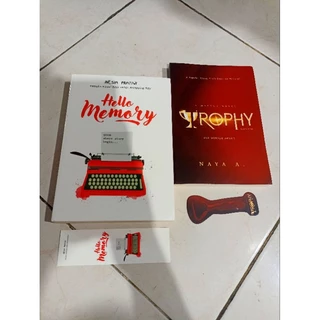OBRAL BUKU MURAH ORIGINAL / NOVEL REMAJA / 1 PAKET 2 BUKU / TROPHY / HELLO MEMORY / ROMANCE / DEWASA / FIKSI /