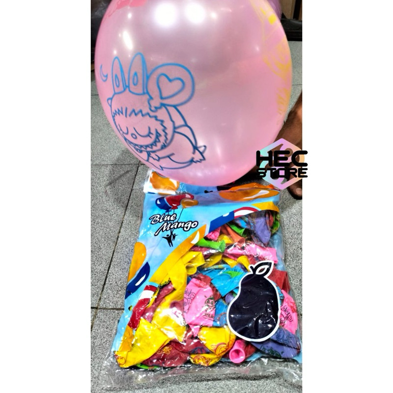 Jual BALON LATEX LABUBU MIX WARNA 12 INCH (1 PACK ISI 100 PCS) | Shopee ...