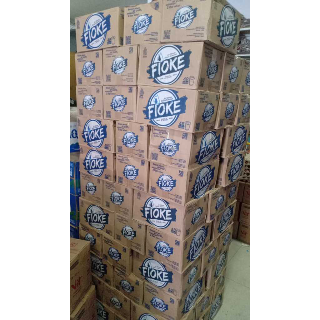 Jual FIOKE AIR MINERAL 220ML 1DUS ISI 48PCS | Shopee Indonesia