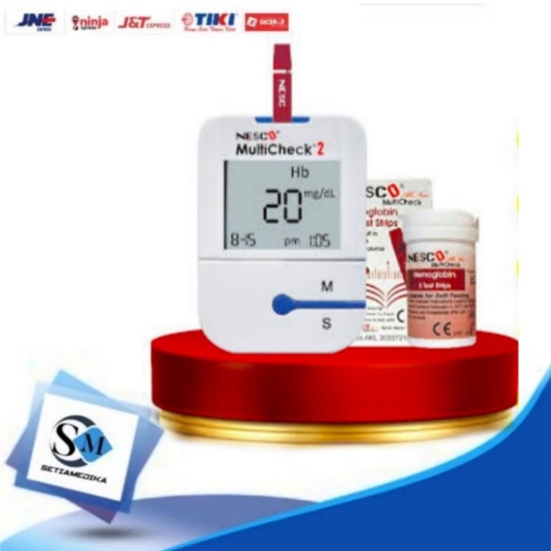 Jual nesco hb/alat cek Hemoglobin Multicheck2 | Shopee Indonesia