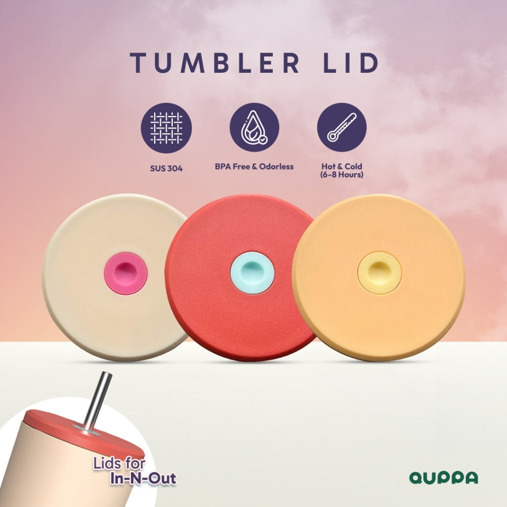 Jual Quppa Tumbler Lid Sparepart Tutup Botol Minum In-N-Out | Shopee ...