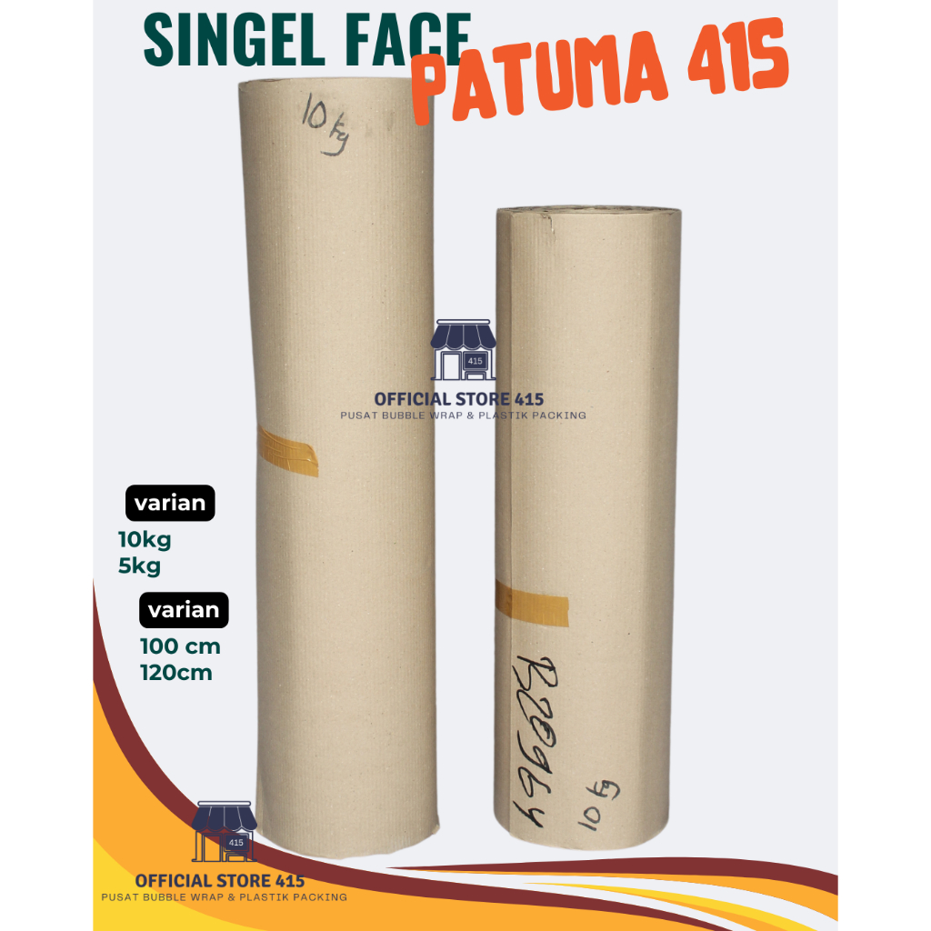 Jual Karton Lembaran Gulungan Corrugated Karton / Single Face Roll ...