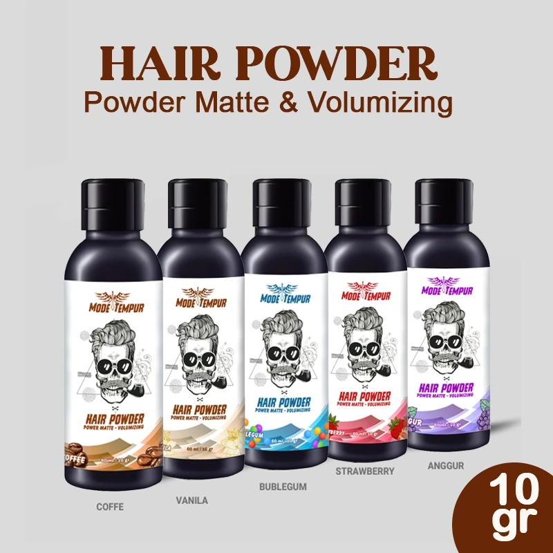 Hair Powder Mode Tempur 10gr Bedak Pomade Penata Dan Perapih Rambut Anti Lepek | AutoStock