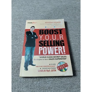 ( PROMO BUKU MURAH ORIGINAL ) BUKU MOTIVASI / PENGEMBANGAN DIRI / BOOST YOUR SELLING POWER! - HENDRA HILMAN