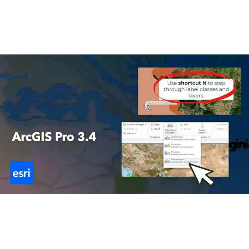Jual ArcGIS Pro 2025 3.5.2 Versi 3.4.3 New Full Content Package data ...