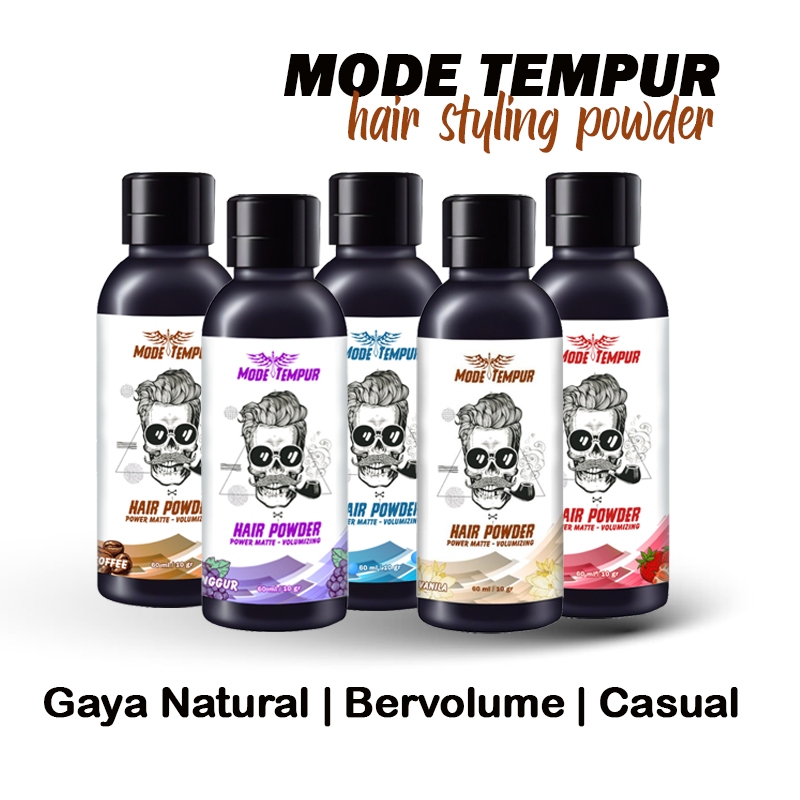 Jual Mode Tempur Hair Powder Natural 10gr Pomade Bedak Membuat Rambut ...