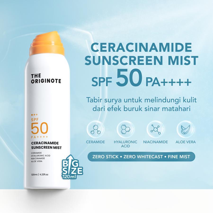 Jual THE ORIGINOTE SPF50 PA++++ CERACINAMIDE SS MIST | Shopee Indonesia