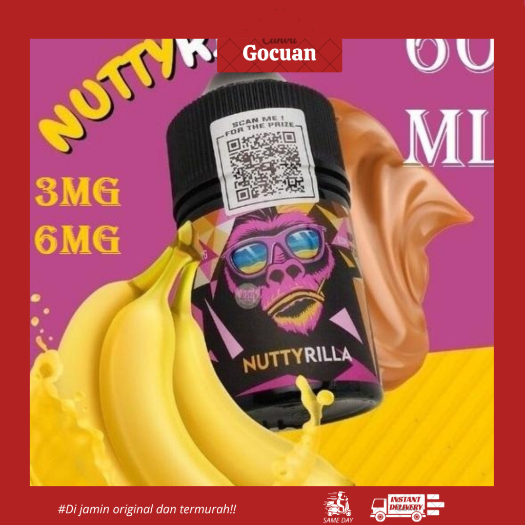 Jual FREEBASE NUTTYRILLA 60ML LIQUID NUTTYRILLA 60ML AUTHENTIC RILLA ...
