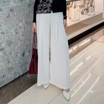 Bynissa WENDY KULOT Pakaian Wanita Bawahan Celana Panjang Kulot Highwaist
