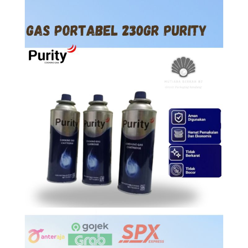 Jual Gas Portabel 230gr Purity / Gas Kaleng Portable | Shopee Indonesia