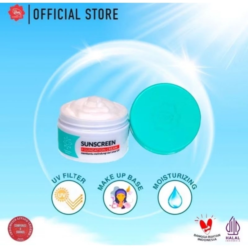 Jual SUNSCREEN VIVA FOUNDATION SPF 50+++ KUALITAS TERBAIK ORIGINAL ...