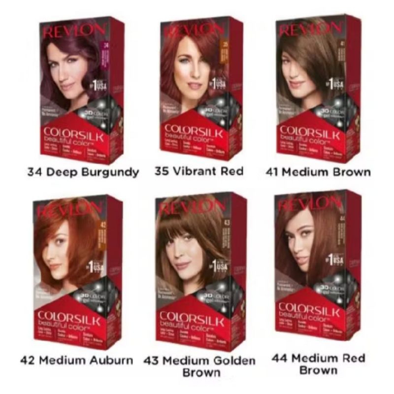 Jual REVLON COLORSILK Hair Color - Cat Rambut Revlon | Shopee Indonesia