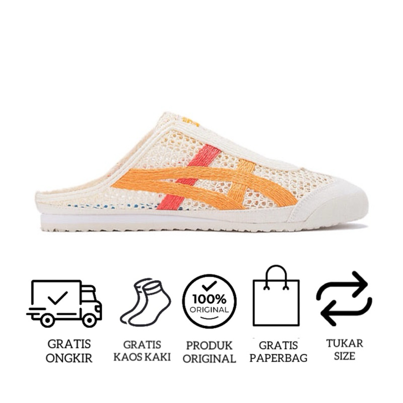 Jual Sepatu Sandal 0nitsuka Sabot Brown Free Paperbag Shopee