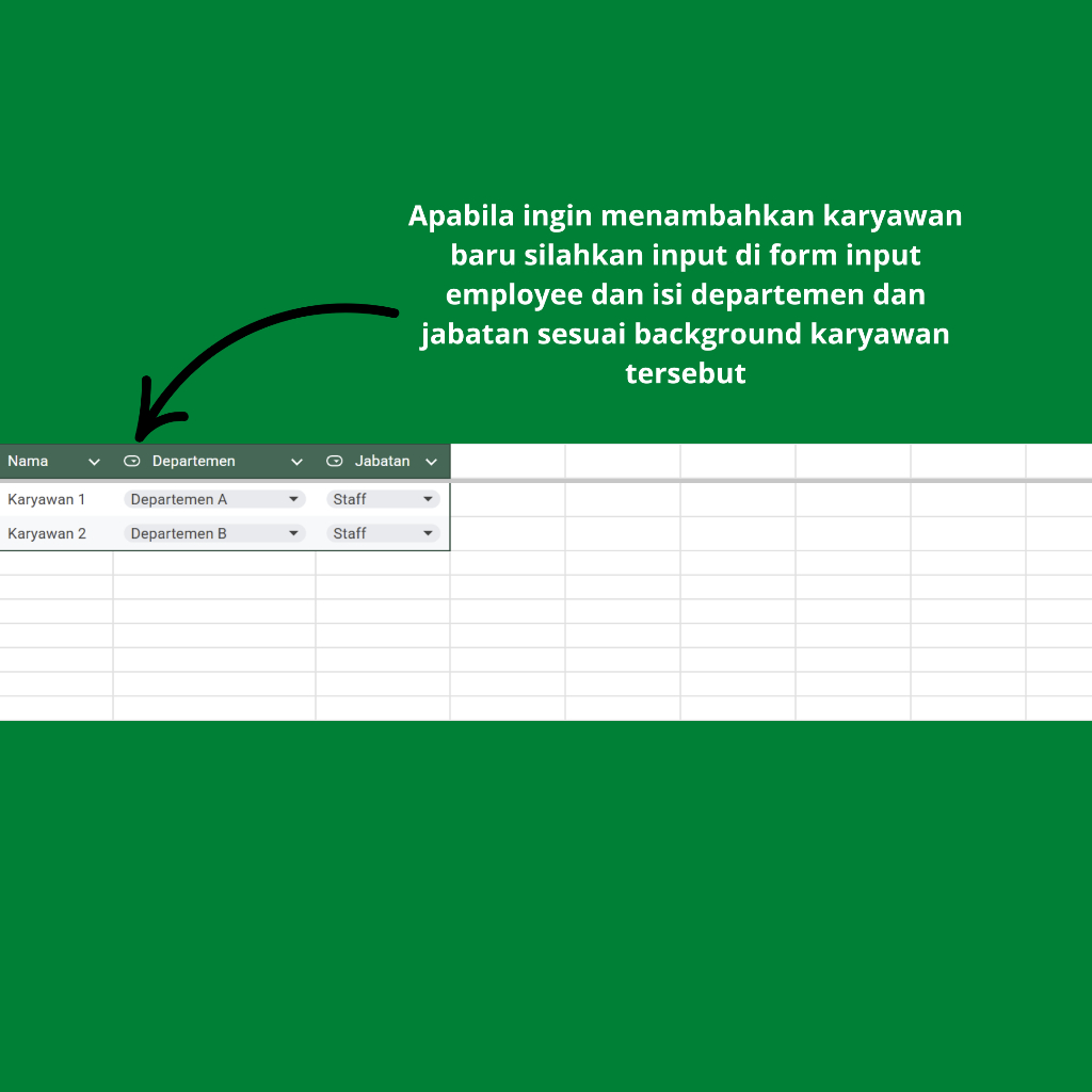 Jual Template Dashboard Absensi Spreadsheets | Dashboard Kehadiran ...