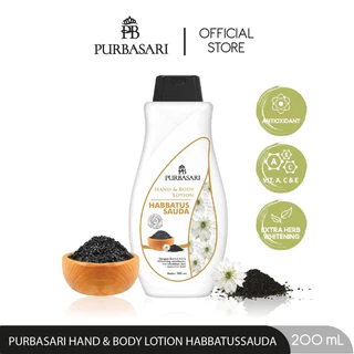 Purbasari Hand & Body Lotion Habbatussauda / Purbasari HBL Habbatussauda / Purbasari HB Lotion Habbatussauda Viral