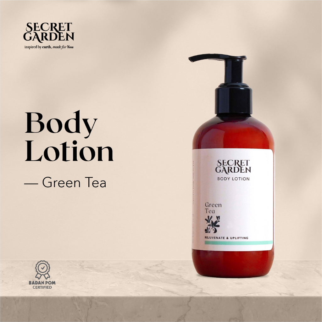 Jual Secret Garden - Body Lotion Green Tea 250ml | Tekstur Ringan