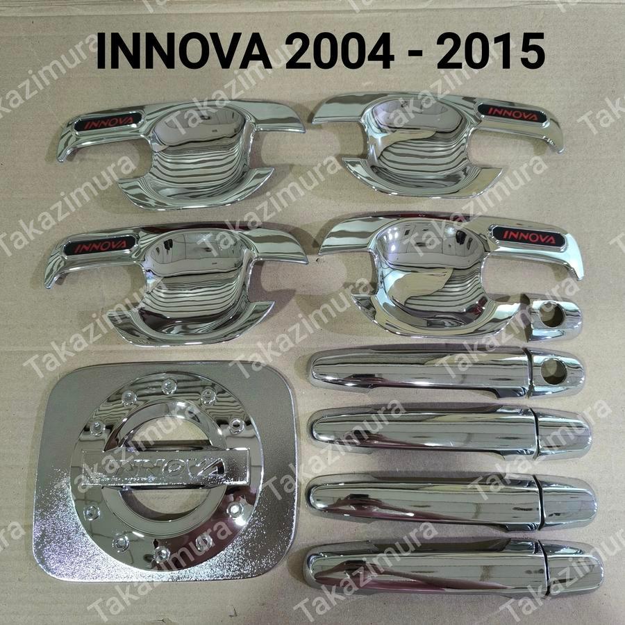 Jual PAKET Cover Handle Outer & Tengki Chrome Mobil New Innova 2009 ...