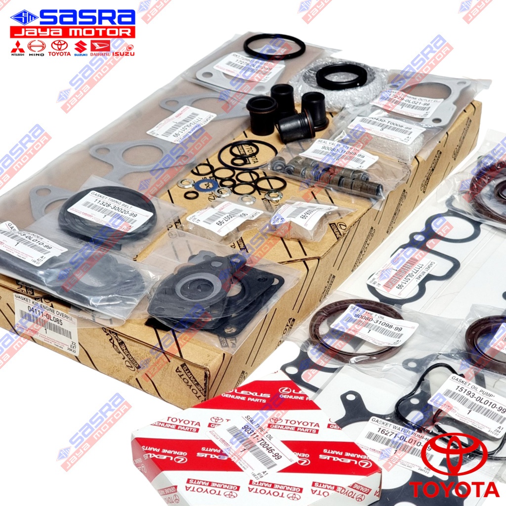 Jual Gasket Set Engine OH ORI INNOVA DIESEL Toyota Genuine Parts Paking ...