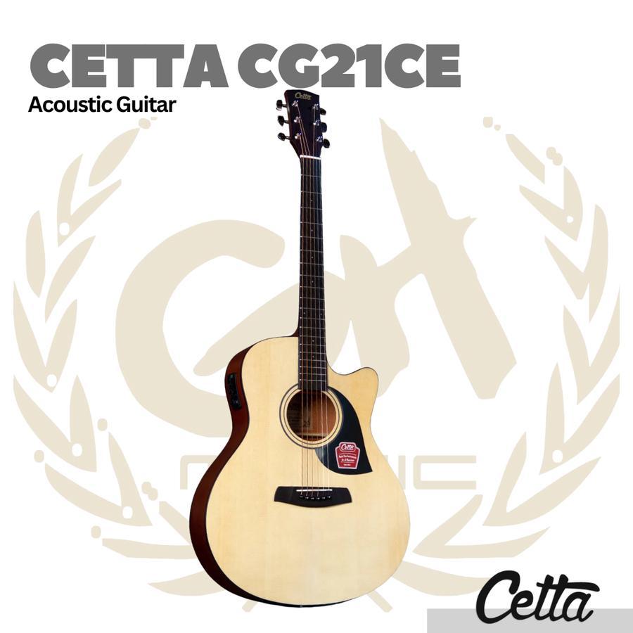Jual Cetta CG21CE Acoustic Guitar - Gitar Akustik | Shopee Indonesia