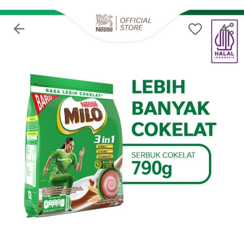 Jual Milo healthy drink energi actigen-e 790gr. Milo healthy drink ...