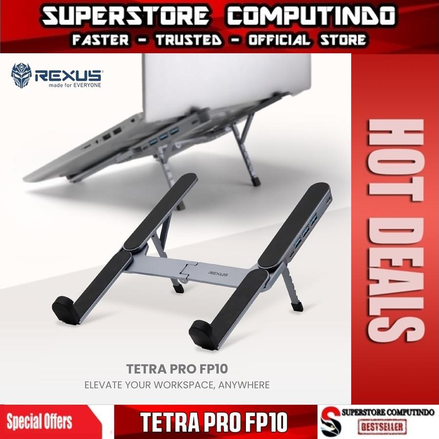 Jual Rexus Tetra Pro FP10 | FP-10 Foldable Laptop Stand / Dudukan Lipat ...