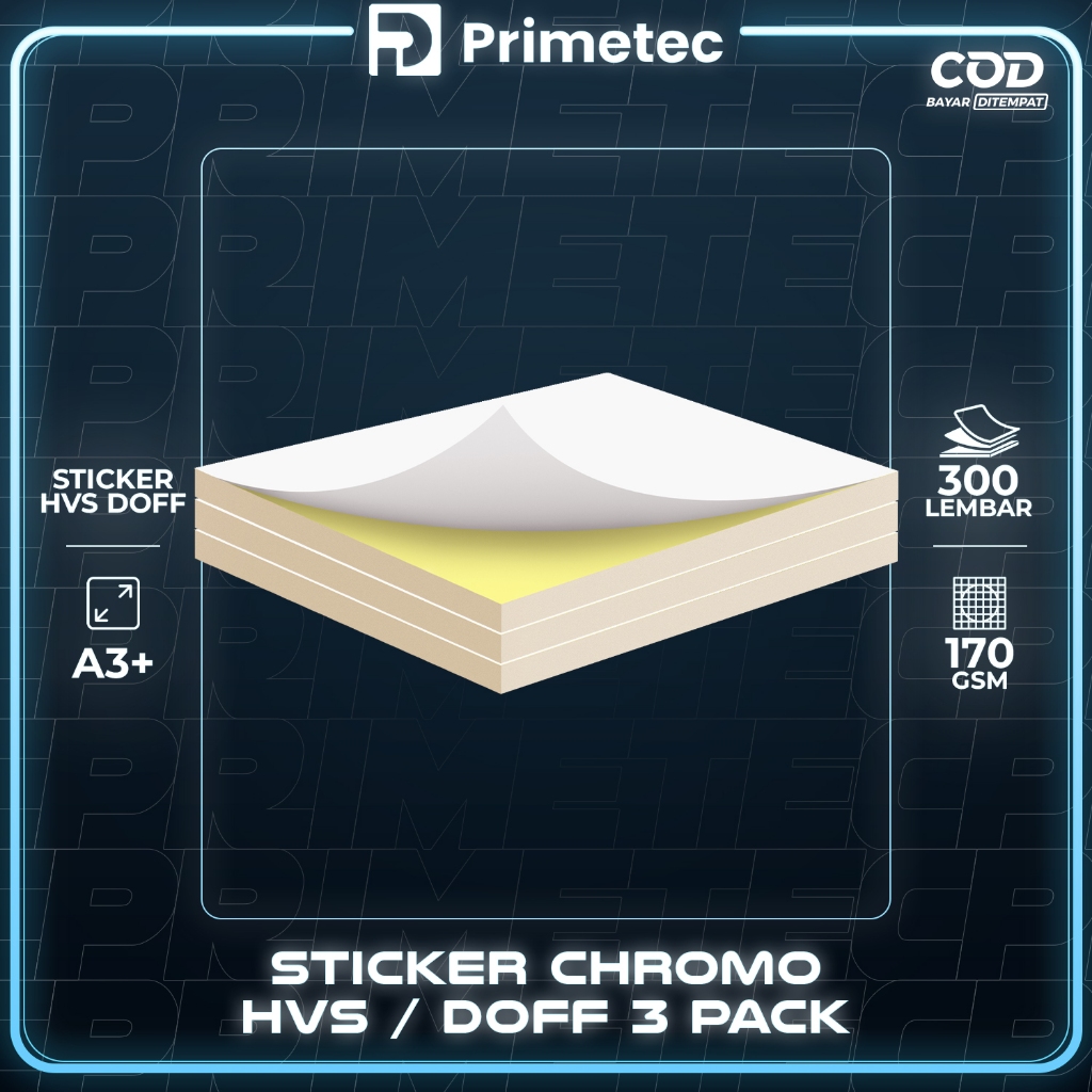 Jual Sticker Chromo Glossy / Doff A3+ Isi 100 Lembar & 300 Lembar ...