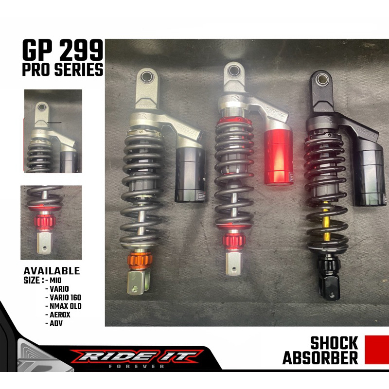 Jual Shock Ride It GP-299 dan GP-288 PRO Series Singel Klik Singel ...