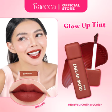 Raecca Glow Up Tint Rekomendasi Liptint Waterproof Untuk Sekolah Dan Daily Use