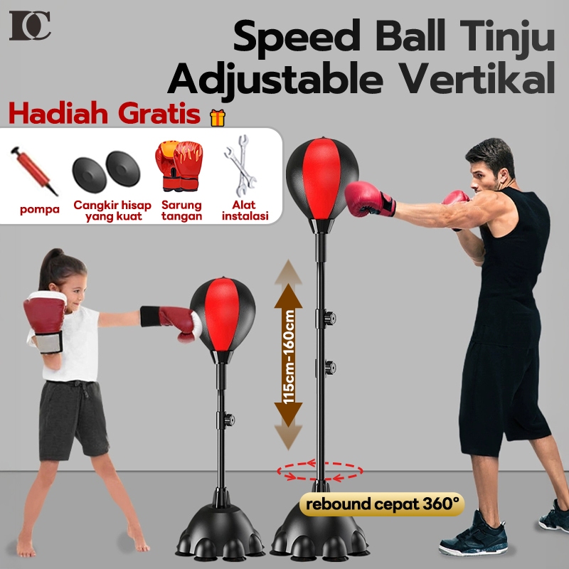 Jual Sarung tinju gratis Standing Boxing Ball Tinggi115-160 cm /Speed ...