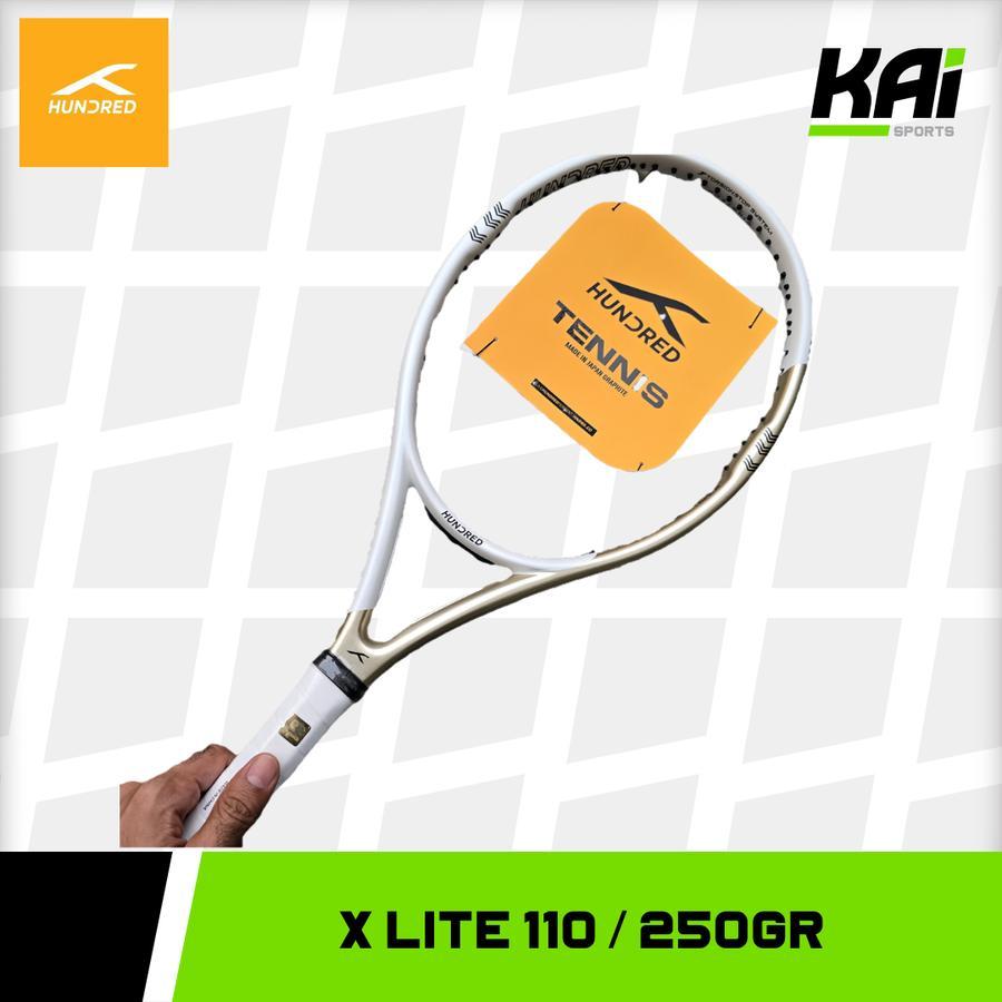 Jual Raket Tenis Hundred X Lite - 250 Gr / 110 In - Graphite ...