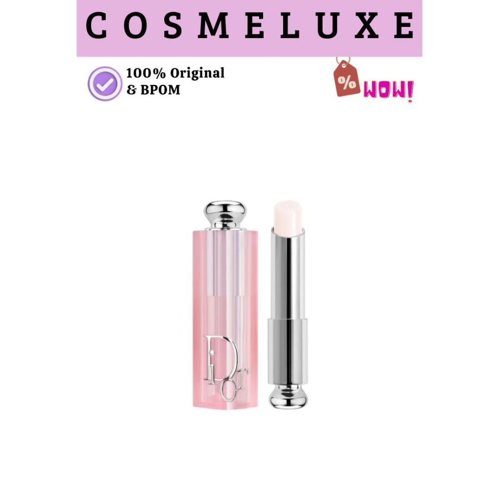 Jual Addict Lip Glow Lip Balm (NEW) - 000 Universal Clear | Shopee ...