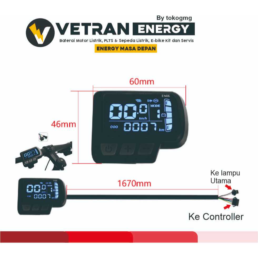 Jual Smart INSTRUMEN LCD dan Intellegent Controller Sepeda Listrik ...