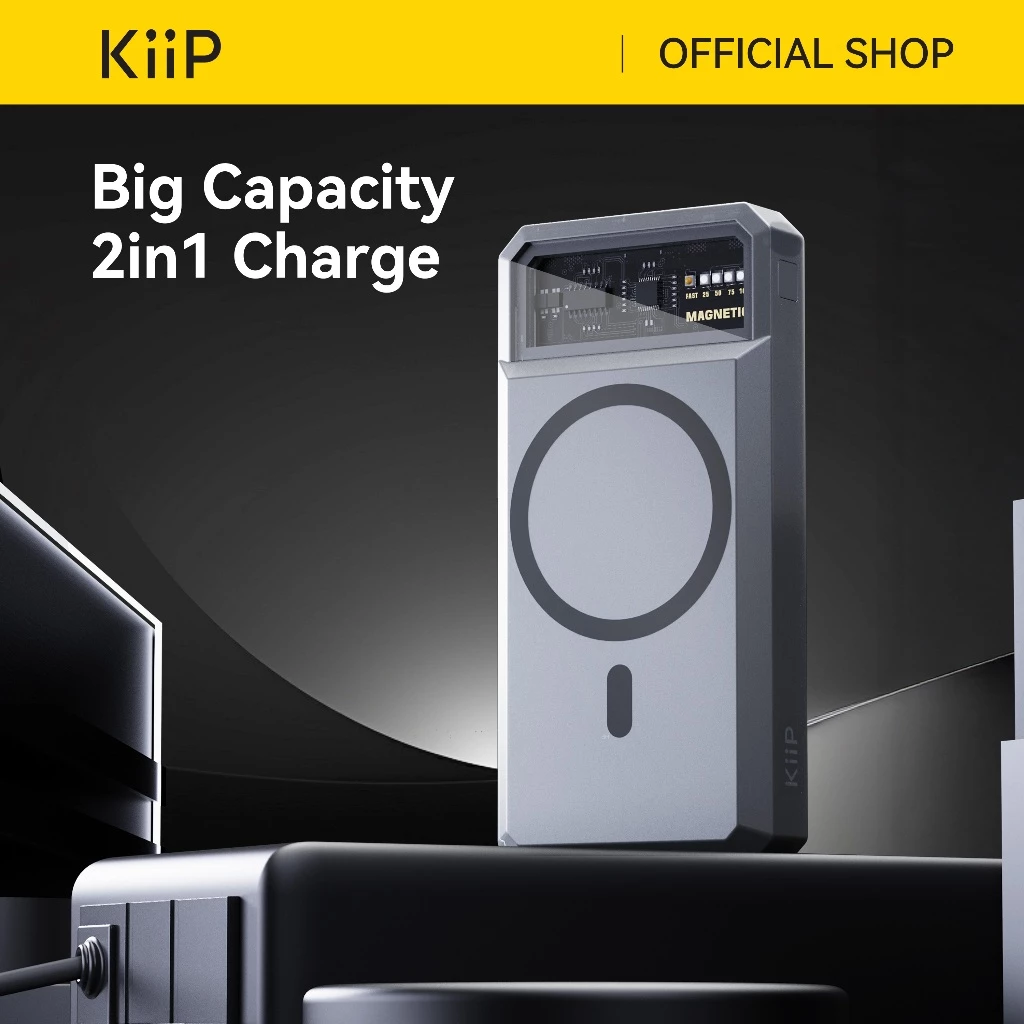 KiiP Wireless EW55 Power Bank Magnetic Magsafe 20W Fast Charging Type C PD 20000mAh
