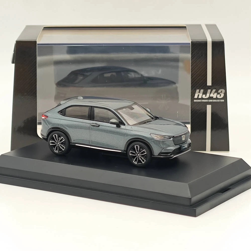 Hobby Japan 1/43 VEZEL Meteoroid Gray (HJ433002GM), Modèle Moulé Sous Pression